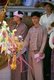 Thailand: Shan (Tai Yai) men await the arrival of the 'Crystal Sons' at Wat Phra Singh, Poy Sang Long Festival, Chiang Mai