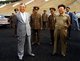 Korea: North Korean leader Kim Il Sung together wth his heir and successor Kim Jong Il, c. 1985